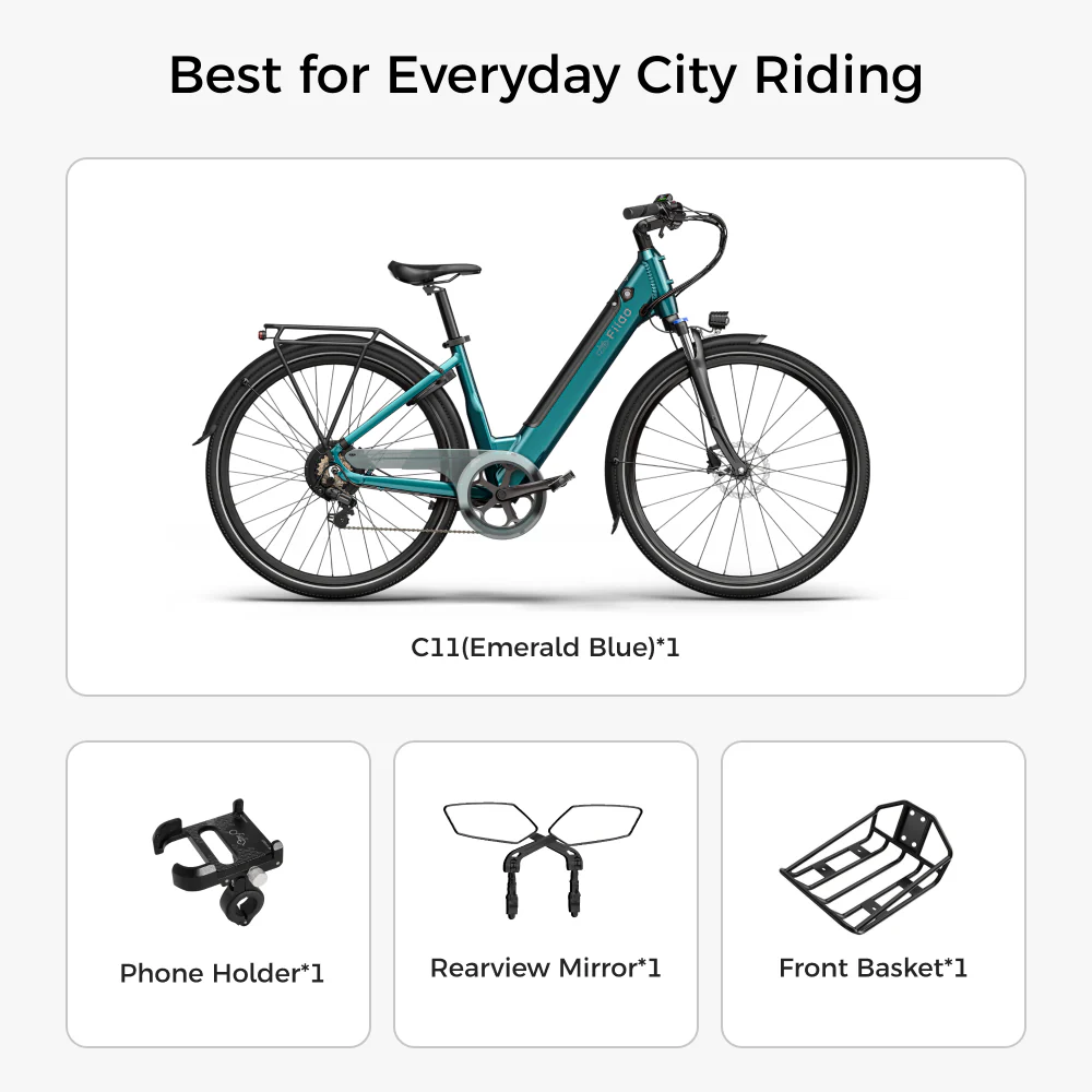 Fiido C11 City E-Bike - Image 13